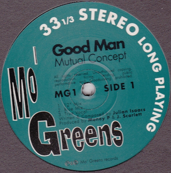 Mutual Concept - Good Man | Mo' Greens Records (MG 1)