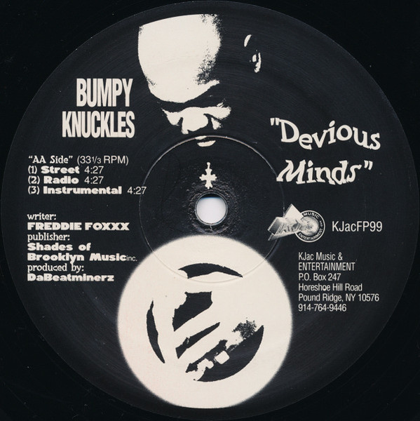 Bumpy Knuckles - A Part Of My Life / Devious Minds | KJAC Music (KJACFP99) - 4