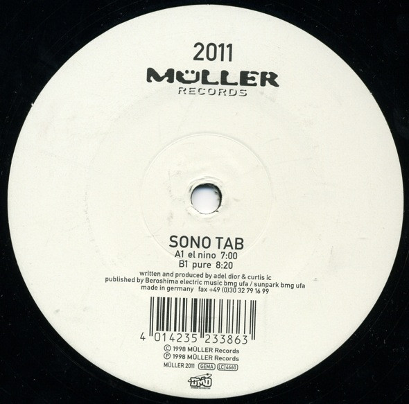 Sono Tab - El Nino / Pure | Müller Records (MÜLLER 2011) - main Sono Tab - El Nino / Pure | Müller Records (MÜLLER 2011) - main