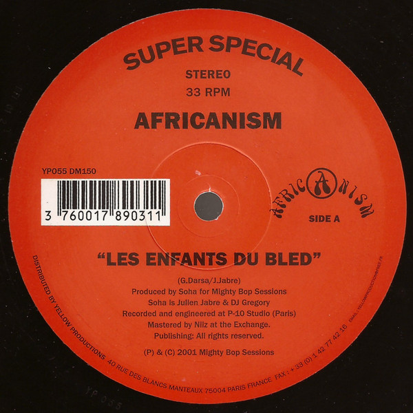 Africanism Presents Soha - Les Enfants Du Bled | Yellow Productions (YP055)