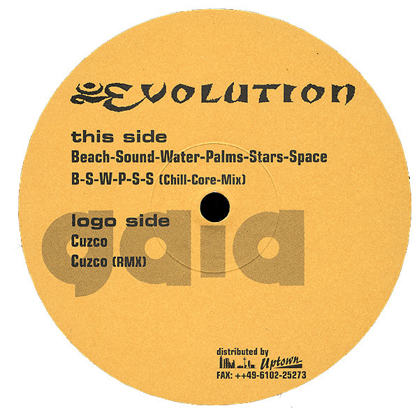 Evolution - Cuzco / Beach-Sound-Water-Palms-Stars-Space | Gaia Tonträger (GT 006) - main Evolution - Cuzco / Beach-Sound-Water-Palms-Stars-Space | Gaia Tonträger (GT 006) - main