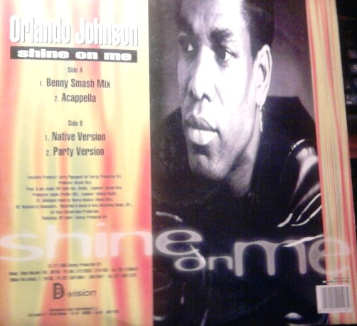 Orlando Johnson - Shine On Me | D:vision Records (DV 118) - 2