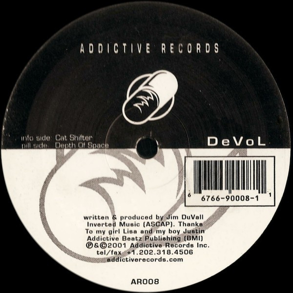 DeVol - Cat Shifter / Depth Of Space | Addictive Records (AR008)