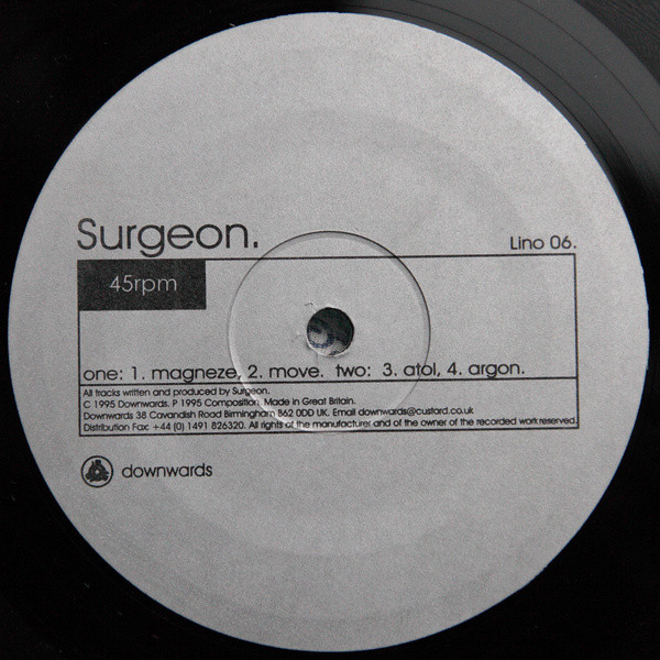 Surgeon - Surgeon EP | Downwards (Lino 06) - main