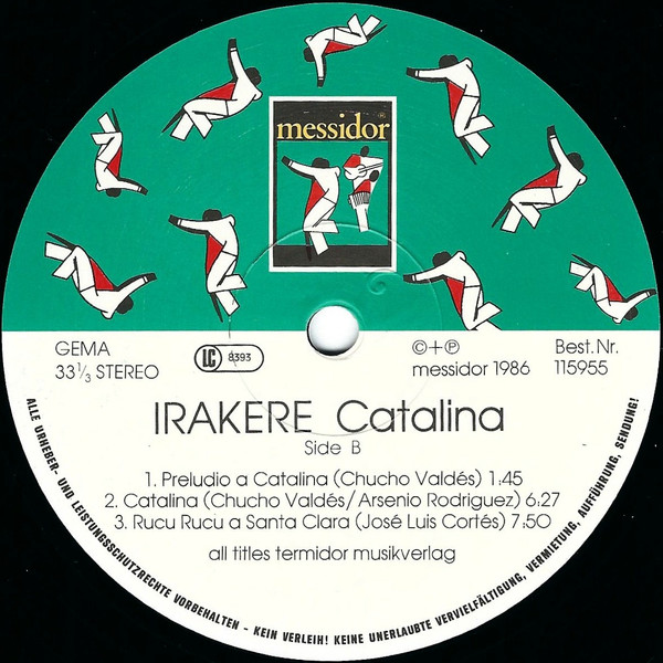 Irakere - Catalina | Messidor (115955) - 2