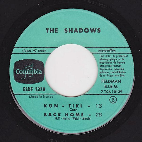 The Shadows - The Frightened City | Columbia (ESDF 1378)