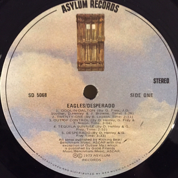 Eagles - Desperado | Asylum Records (SD 5068) - 3 Eagles - Desperado | Asylum Records (SD 5068) - 3