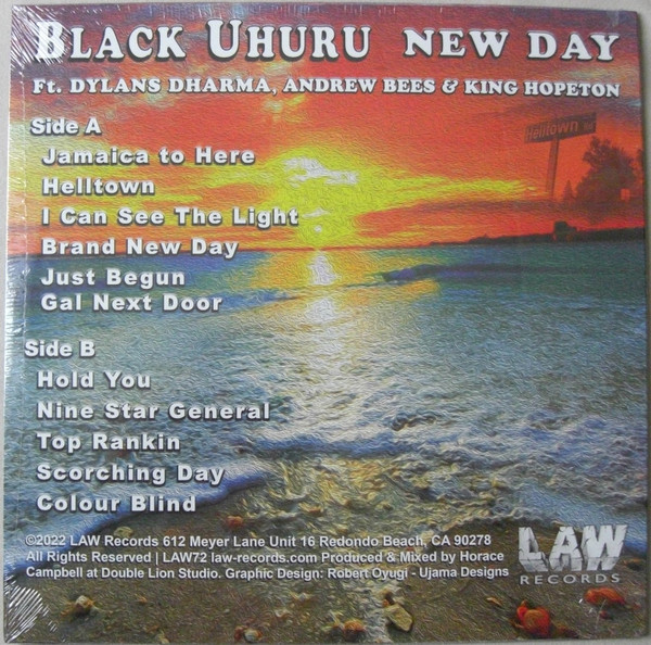 Black Uhuru Ft. Dylan's Dharma , Andrew Bees & King Hopeton - New Day | Law Records (LAW72) - 2