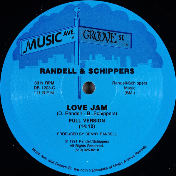 Randell & Schippers - Love Jam | Music Ave. (DB 1203) - 2