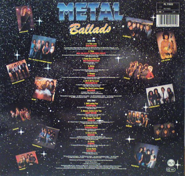 Various - Metal Ballads | RCA (PL 71922) - 2 Various - Metal Ballads | RCA (PL 71922) - 2