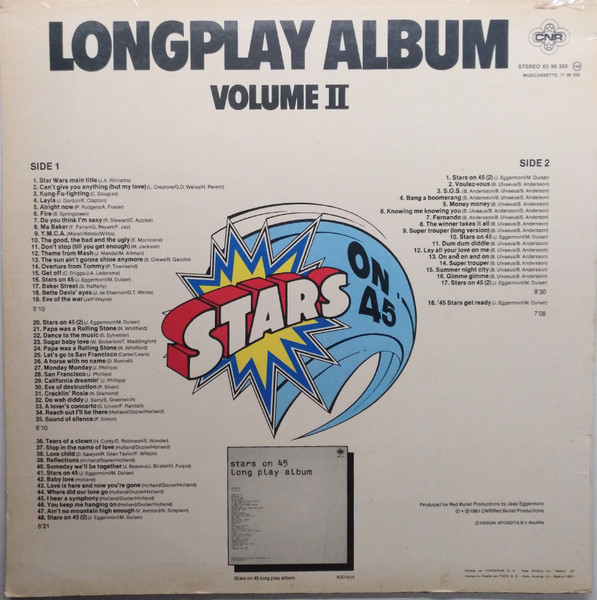 Stars On 45 - Stars On 45 Longplay Album (Volume II) | CNR (63 99 250) - 2