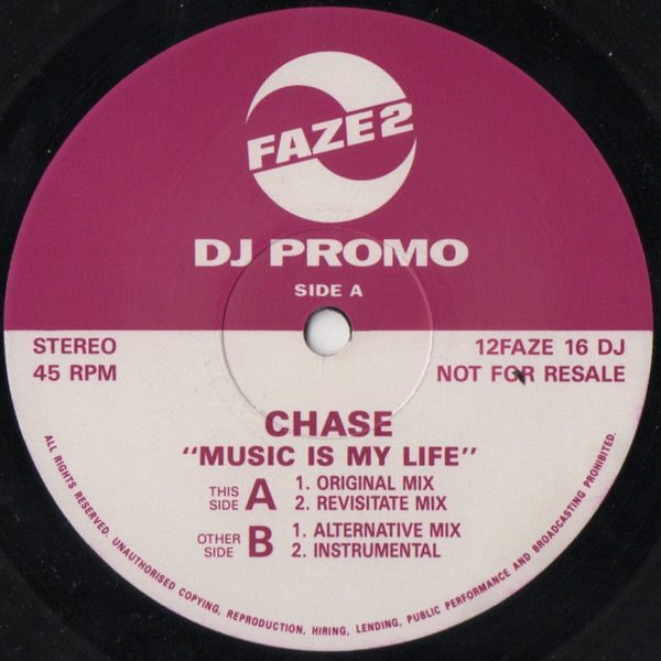 Chase - Music Is My Life | Faze 2 (12FAZE 16 DJ) - main