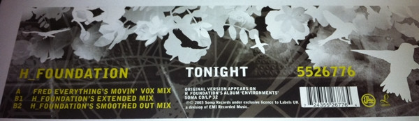 H-Foundation - Tonight (Remixes) | Soma Quality Recordings (SOMA 133R)