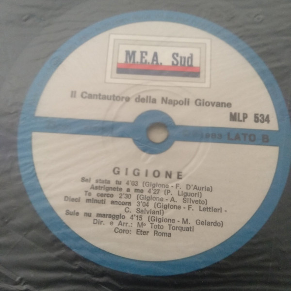 Gigione - Il Cantautore Della Napoli Giovane | M.E.A. Sud (MLP 534) - 4