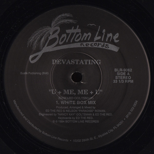 Devastating - U + Me, Me + U | Bottom Line Records (BLR-9062) - main Devastating - U + Me, Me + U | Bottom Line Records (BLR-9062) - main