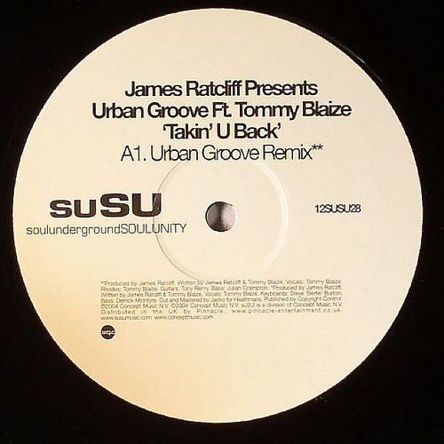 James Ratcliff pres. Urban Groove - Takin' U Back | suSU (12 SuSU 28)