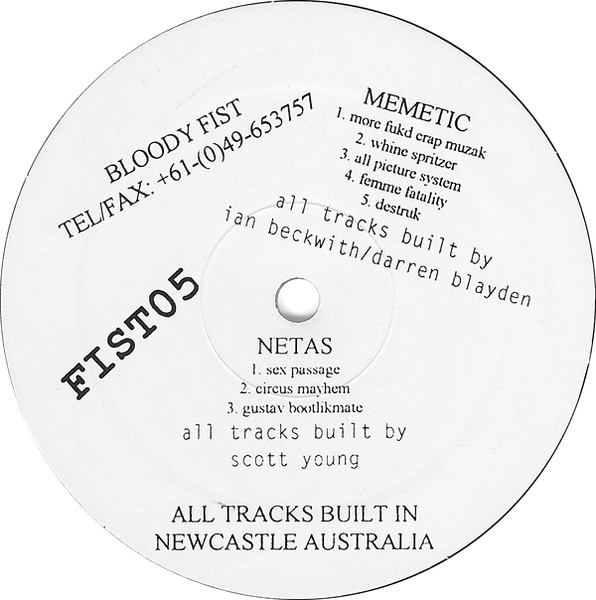 Memetic vs. Netas - Memetic vs. Netas | Bloody Fist Records (FIST05) - 2