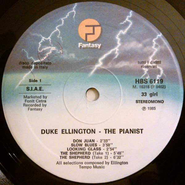 Duke Ellington - The Pianist | Fantasy (HBS 6119) - 3 Duke Ellington - The Pianist | Fantasy (HBS 6119) - 3