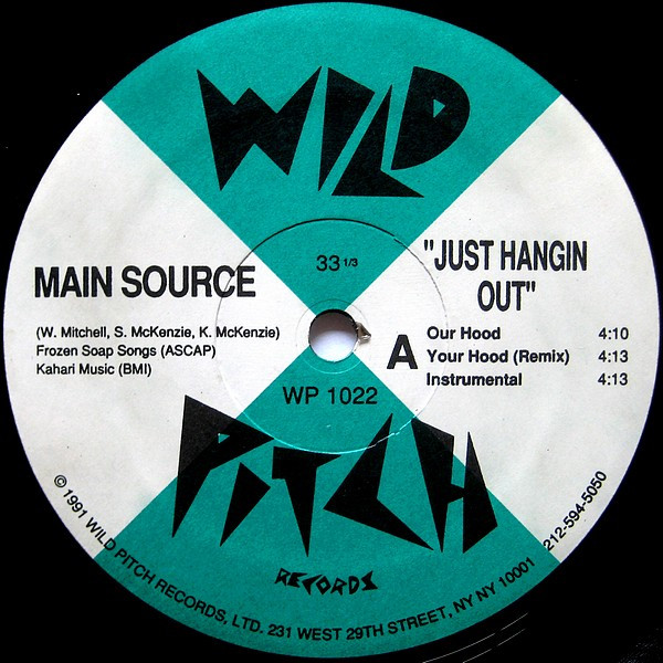 Main Source - Just Hangin' Out | Wild Pitch Records (WP 1022) - 3
