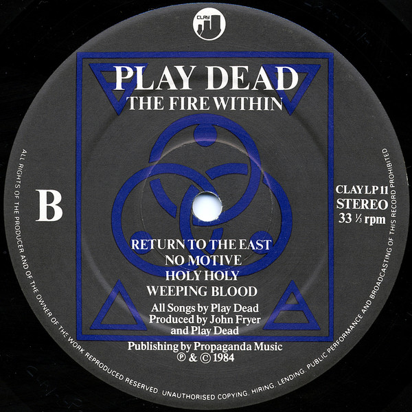 Play Dead - From The Promised Land | Clay Records (CLAY LP 11) - 4 Play Dead - From The Promised Land | Clay Records (CLAY LP 11) - 4