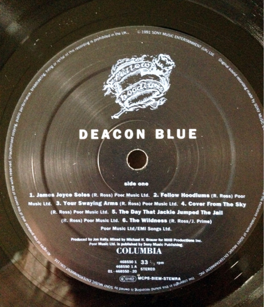 Deacon Blue - Fellow Hoodlums | Columbia (468550 1) - 3 Deacon Blue - Fellow Hoodlums | Columbia (468550 1) - 3