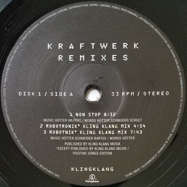 Kraftwerk - Remixes | Kling Klang (0190296504761) - 3 Kraftwerk - Remixes | Kling Klang (0190296504761) - 3