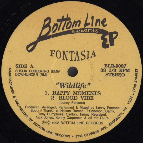 Fontasia - Wildlife | Bottom Line Records (BLR-9027)