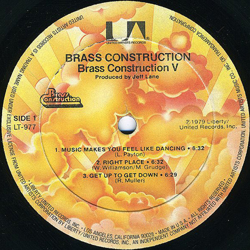 Brass Construction - Brass Construction 5 | United Artists Records (LT-977) - 3