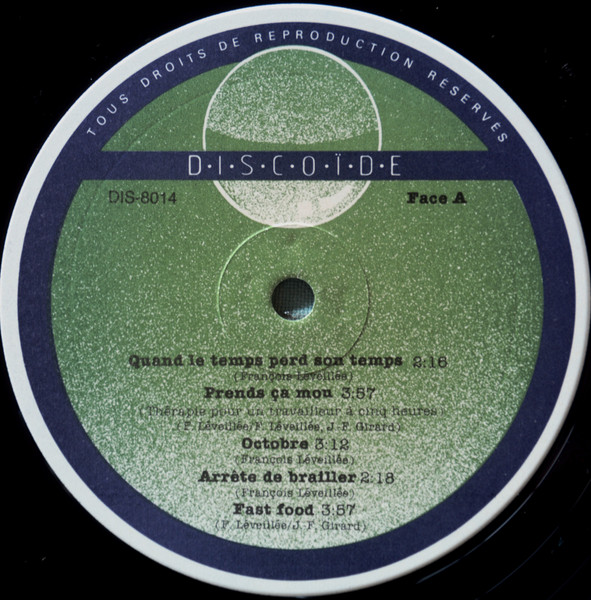 François Léveillée - Thérapie | D.I.S.C.O.Ï.D.E (DIS-8014) - 3