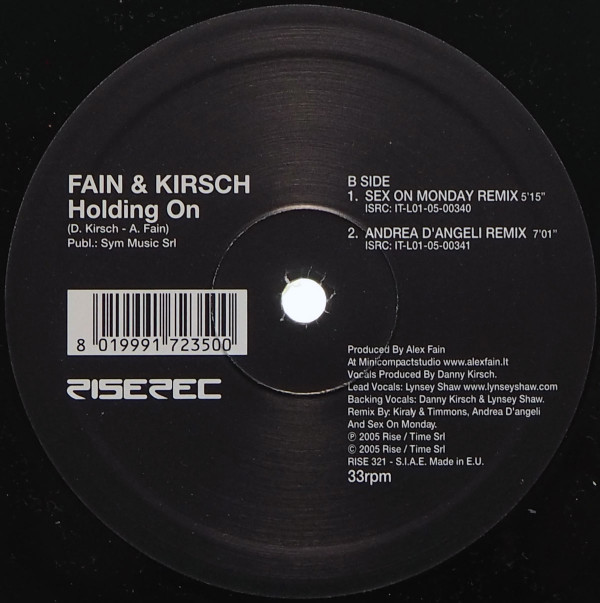 Fain & Kirsch - Holding On | Rise (RISE 321)