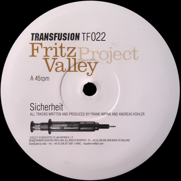 Fritz Valley Project - Sicherheit / Live at the Beauty Lounge | Transfusion (TF022) Fritz Valley Project - Sicherheit / Live at the Beauty Lounge | Transfusion (TF022)