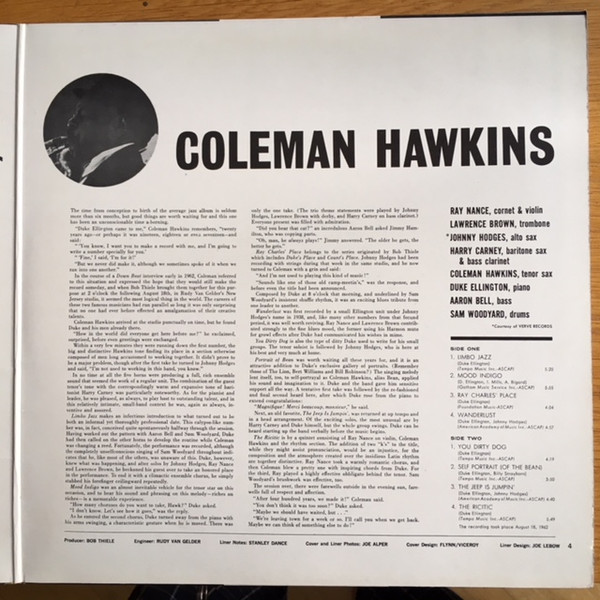 Duke Ellington Meets Coleman Hawkins - Duke Ellington Meets Coleman Hawkins | Impulse! (AS-26) - 4