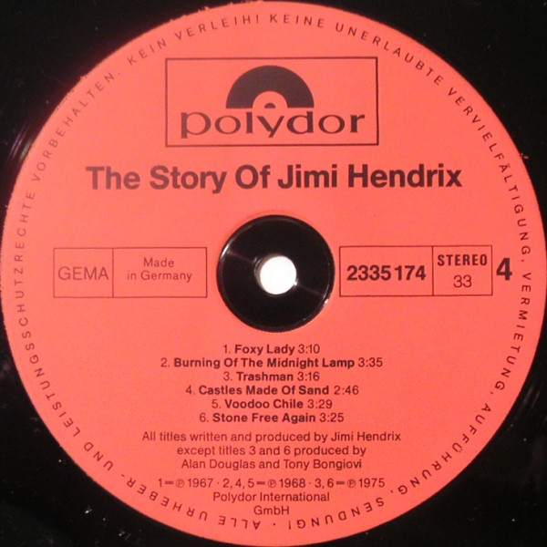 Jimi Hendrix - The Story Of Jimi Hendrix | Polydor (2664 379) - 8