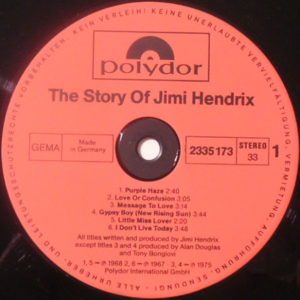 Jimi Hendrix - The Story Of Jimi Hendrix | Polydor (2664 379) - 5