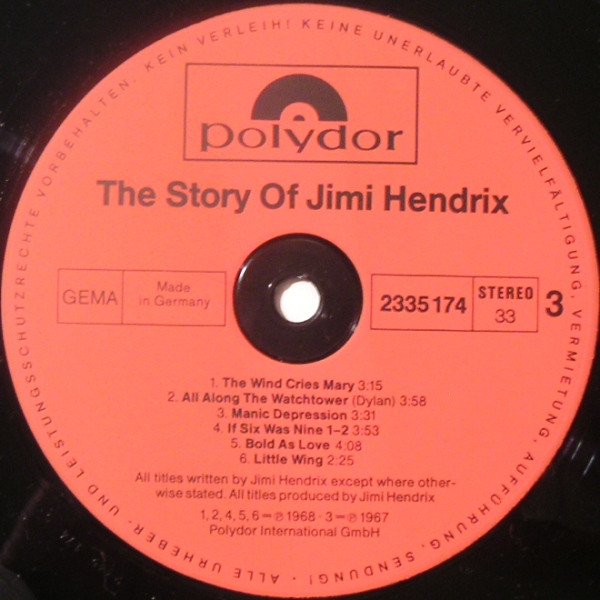 Jimi Hendrix - The Story Of Jimi Hendrix | Polydor (2664 379) - 7