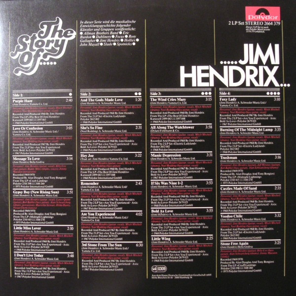 Jimi Hendrix - The Story Of Jimi Hendrix | Polydor (2664 379) - 4