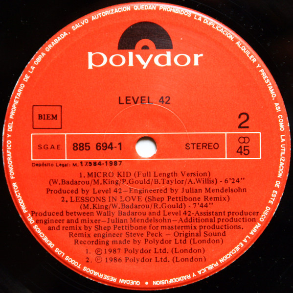 Level 42 - To Be With You Again | Polydor (885 694-1) - 4