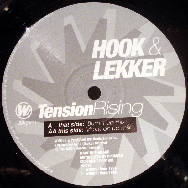 Hook & Lekker - Tension Rising | Whoop! Records (WHO16)