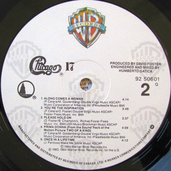 Chicago - Chicago 17 | Warner Bros. Records (92 50601) - 2