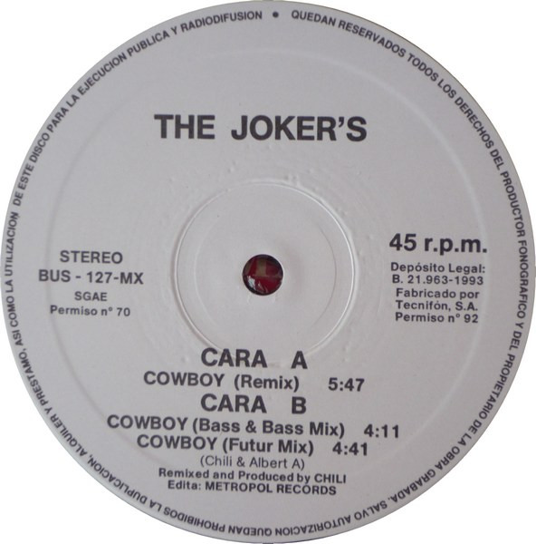 The Jokers - Cowboy (Remix) | Barcelona Urban Sound (BUS-127-MX) - 3