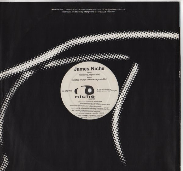 James Niche - Isolated | Niche Records (niche 006) - main