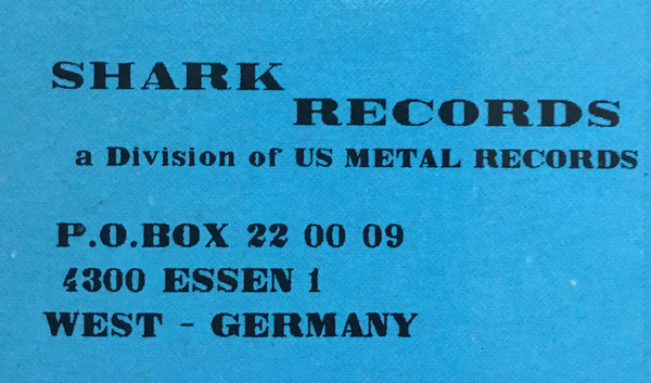 Sepultura - Schizophrenia | Shark Records (SHARK 006) - 3 Sepultura - Schizophrenia | Shark Records (SHARK 006) - 3