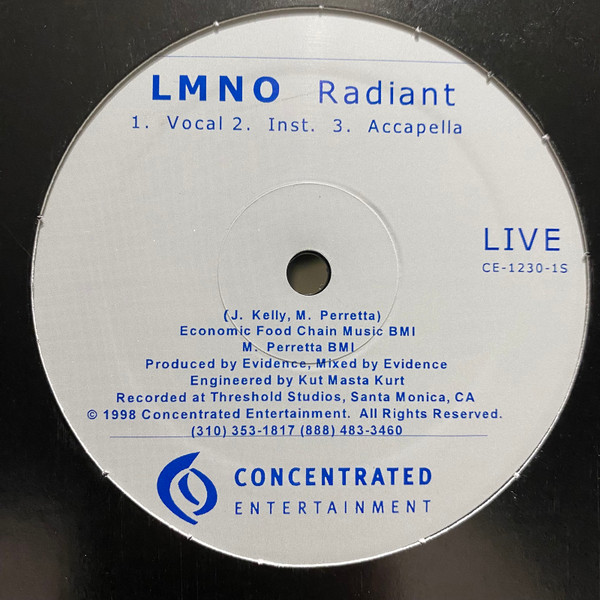 LMNO - Radiant / Verb Derby | Concentrated Entertainment (CE1230-1)