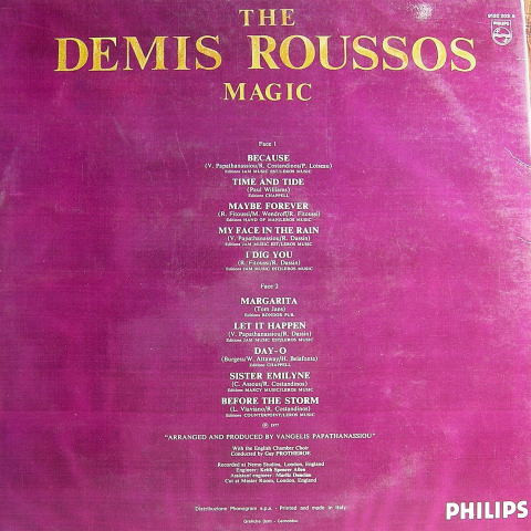 Demis Roussos - The Demis Roussos Magic | Philips (9120 203) - 2 Demis Roussos - The Demis Roussos Magic | Philips (9120 203) - 2