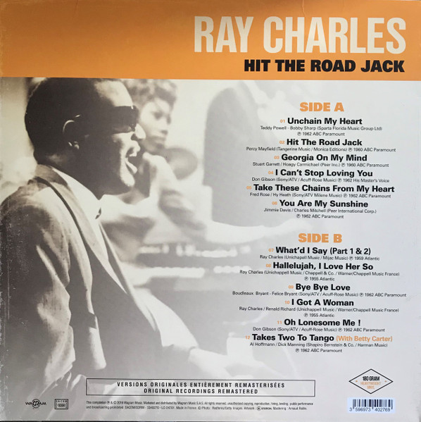 Ray Charles - Hit The Road Jack | Wagram Music (3340276) - 2