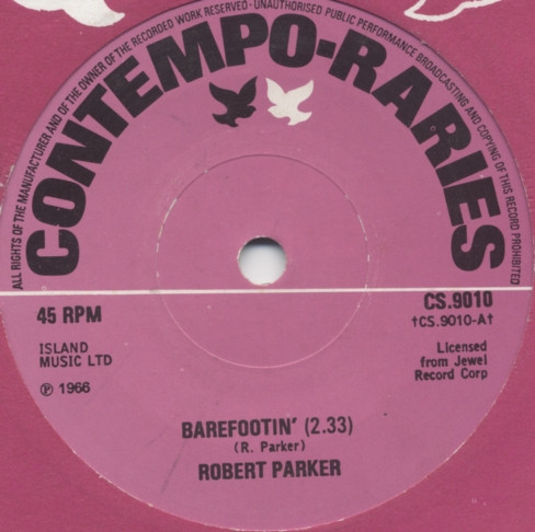 Robert Parker - Barefootin' / I Caught You In A Lie | Contempo-raries (CS.9010) - main