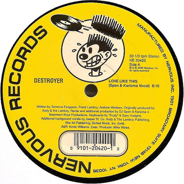 Destroyer - Love Like This | Nervous Records (NE 20420) Destroyer - Love Like This | Nervous Records (NE 20420)