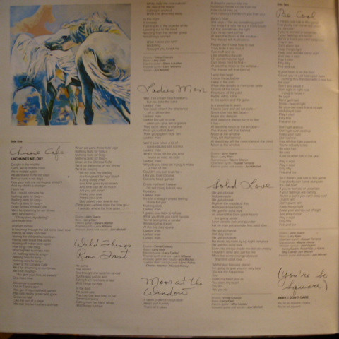 Joni Mitchell - Wild Things Run Fast | Geffen Records (GEF 25102) - 2 Joni Mitchell - Wild Things Run Fast | Geffen Records (GEF 25102) - 2