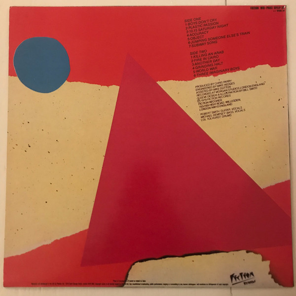 The Cure - Boys Don't Cry | Fiction Records (SPELP 26) - 2