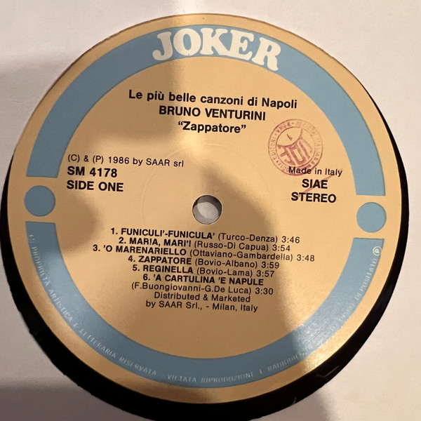 Bruno Venturini - Zappatore | International Joker Production (SM 4178) - 3